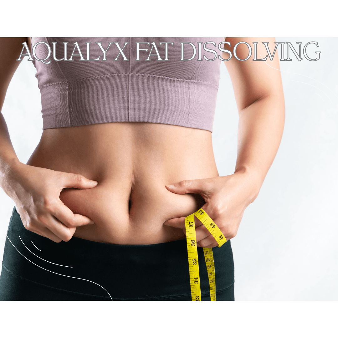 AQUALYX FAT DISSOLVING Target stubborn fat with Aqualyx Fat Dissolving, a safe, non-surgical solution to contour areas like the chin, abdomen, thighs, and arms. This minimally invasive treatment breaks down fat cells, which are naturally eliminated by the body, for lasting results. Book your consultation today at 03330163500.
